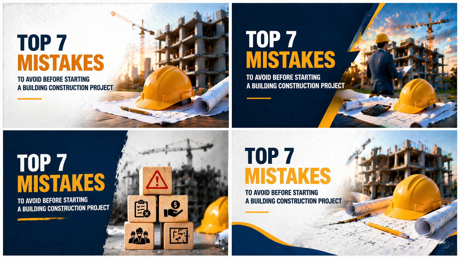 Top 7 Mistakes to Avoid Before Starting a Building Construction Project (Detailed Guide)